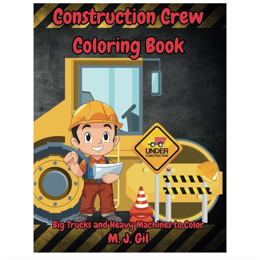 Construction Crew Coloring Book